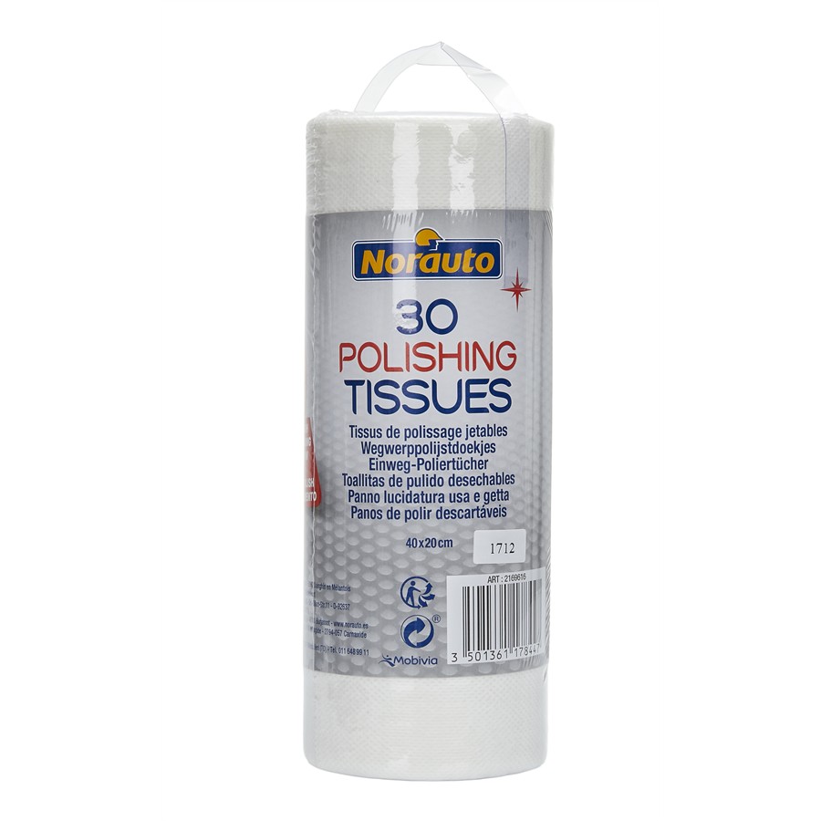 30 toalhetes branqueadores descartáveis NORAUTO
