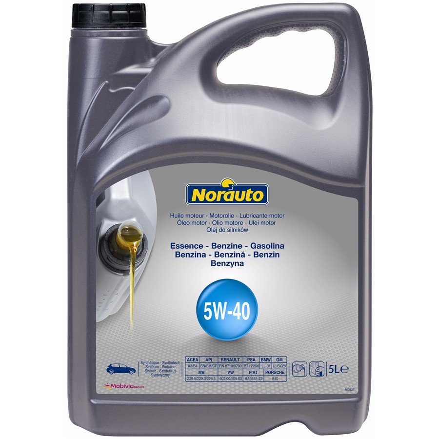 &Oacute;leo de motor NORAUTO 5W40 gasolina 5L