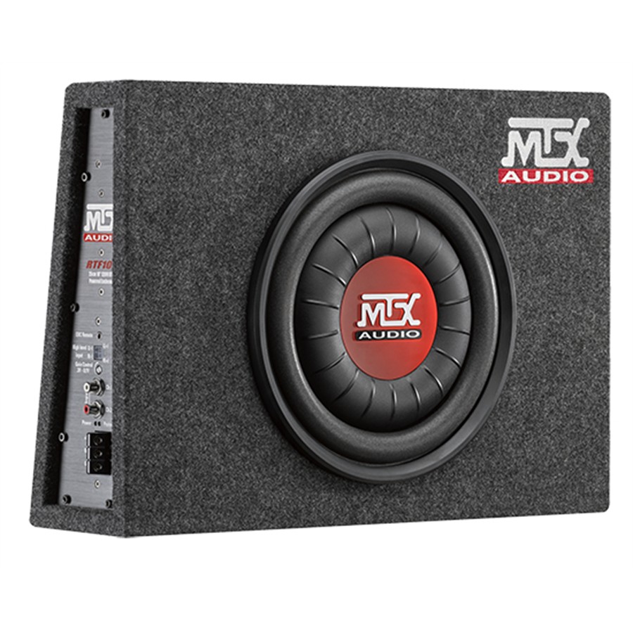 Caixa subwoofer amplificado slim MTX RTF10P Norauto.pt