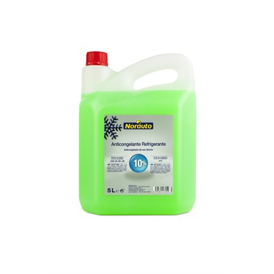 Anticongelante 10% Verde -4° NORAUTO 5L