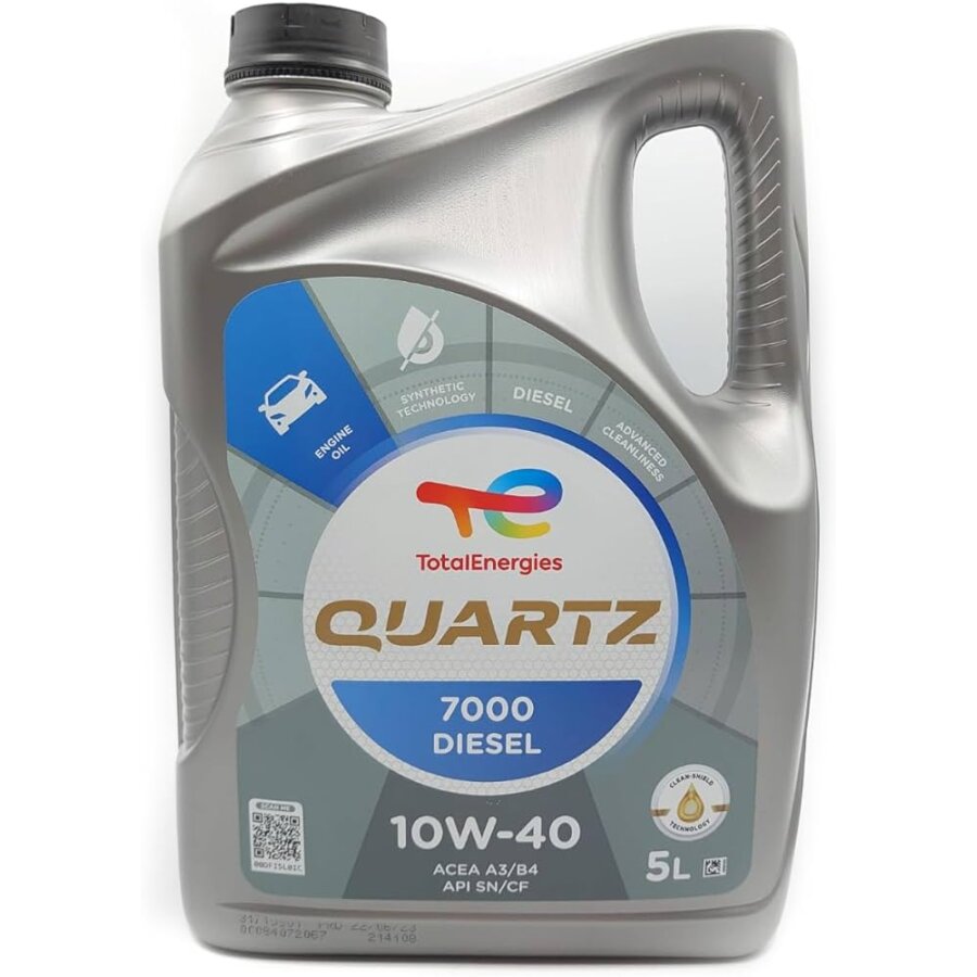 Óleo de motor total quartz diesel 7000 10w-40 5l