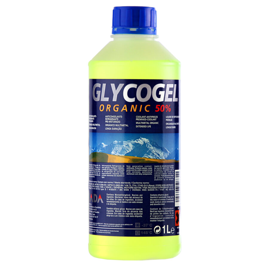 Líquido anticongelante iada 50% amarelo 1l