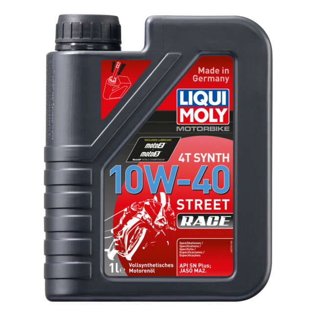 Óleo De Motor Moto 4t Liqui Moly Street Race 10w-40 1l