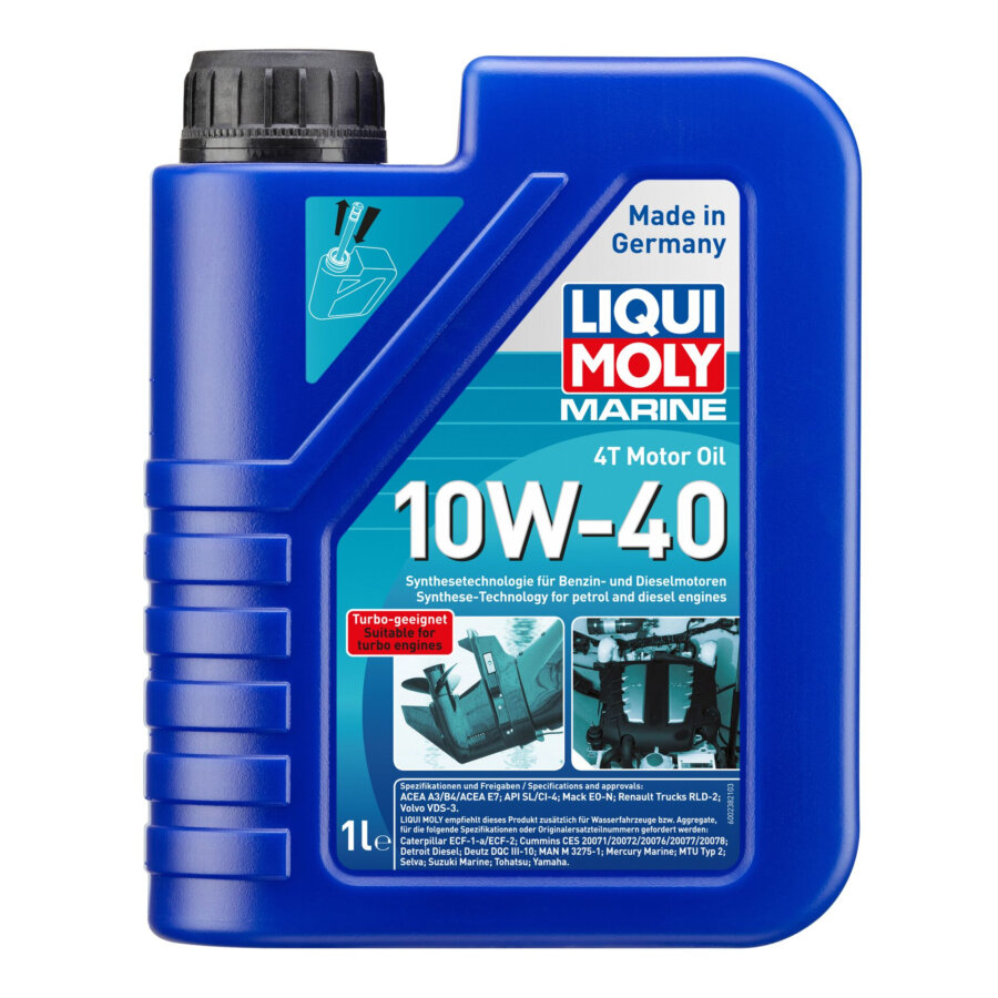 Óleo de motor 4t 10w-40 1l liqui moly marine