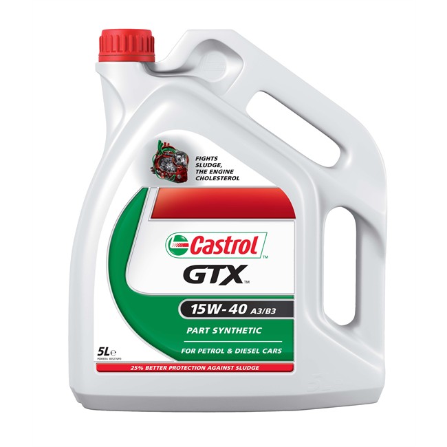Castrol Óleo Motor GTX 15W40 A3/B3 5L