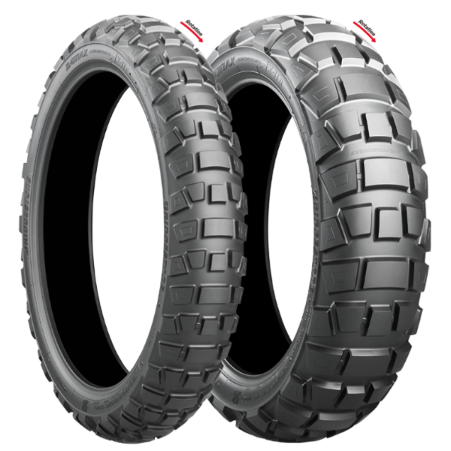 Pneu moto bridgestone battlax ax41 130/80 - 17 65p tl traseiro