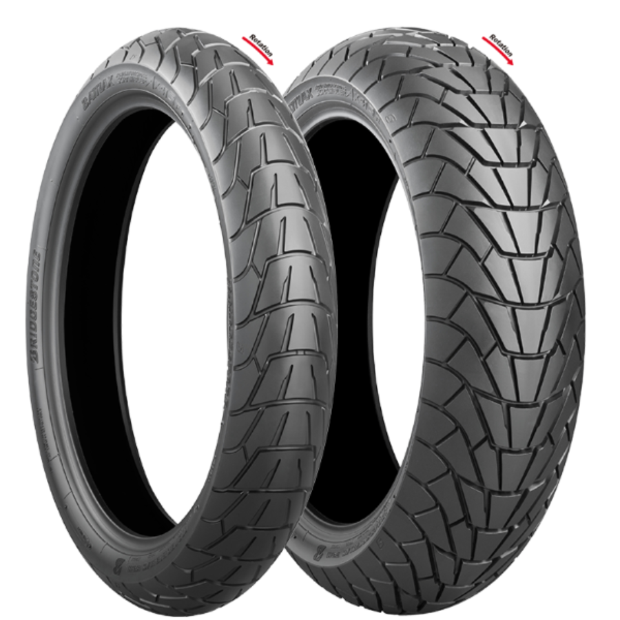 Pneu moto bridgestone battlax ax41s 100/90 - 19 57h tl dianteiro