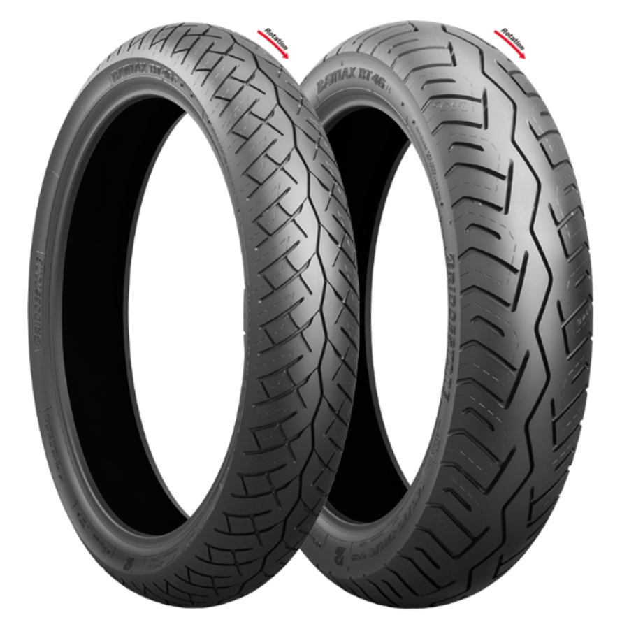 Pneu moto bridgestone battlax bt-46 120/80 - 17 61h tl dianteiro