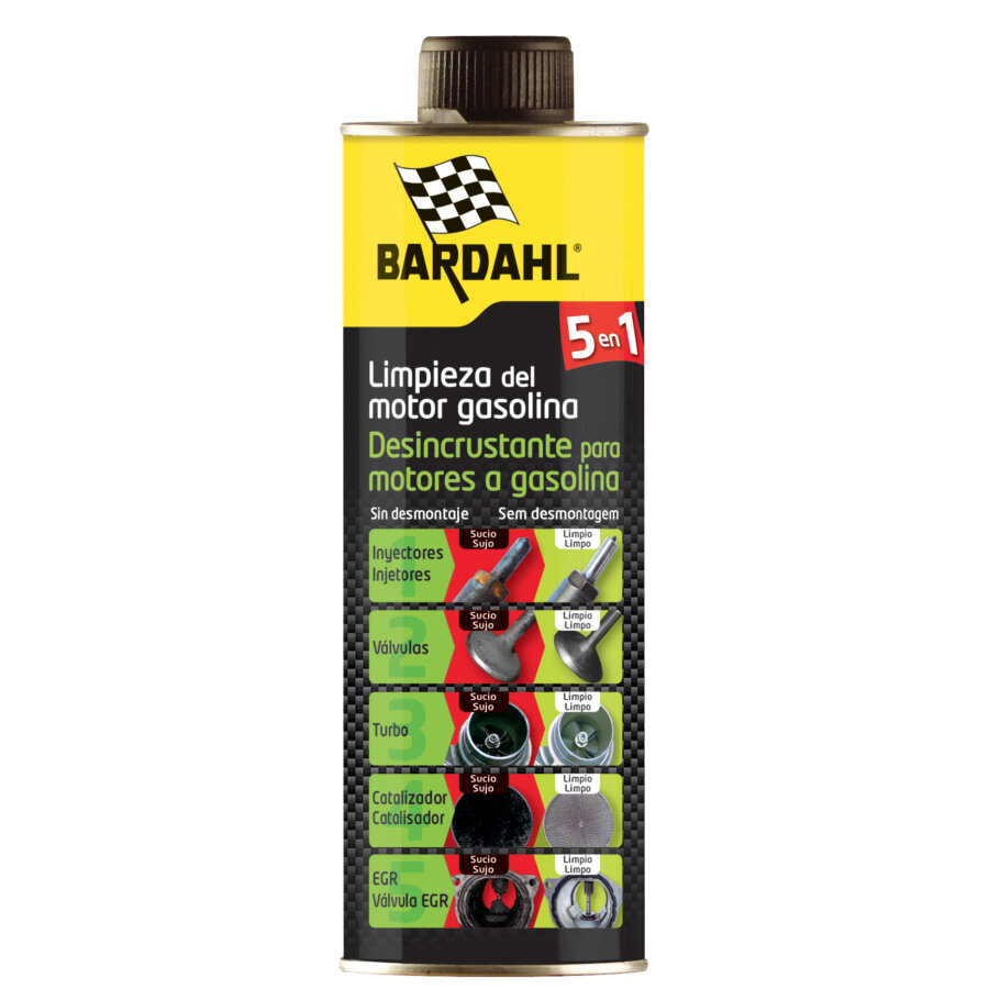 Bardahl Produto De Limpeza Para Motor A Gasolina 5 Em 1 500 L