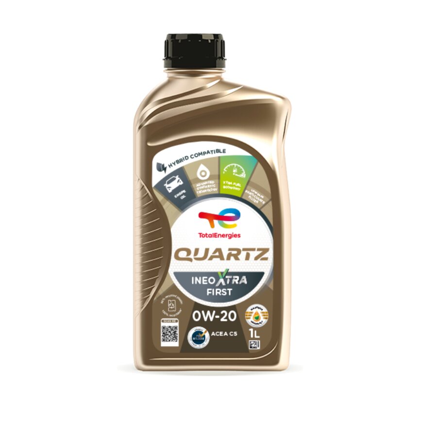 Óleo total quartz ineo first 0w20 c5 1l