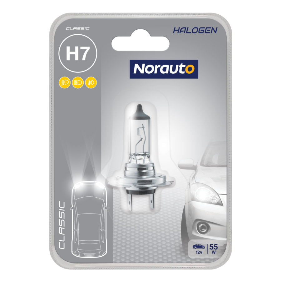 1 Lâmpada Norauto Clássico H7