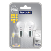 2 Lâmpadas NORAUTO Clássico P21W