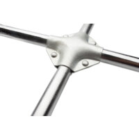 Chave de Cruz NORAUTO reforçada, cromada, hexagonal, 17, 19 e 21 mm quadrado 1/2"