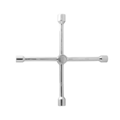 Chave de cruz dobrável NORAUTO com encaixes hexagonais de 17, 19, 21 e 23 mm 