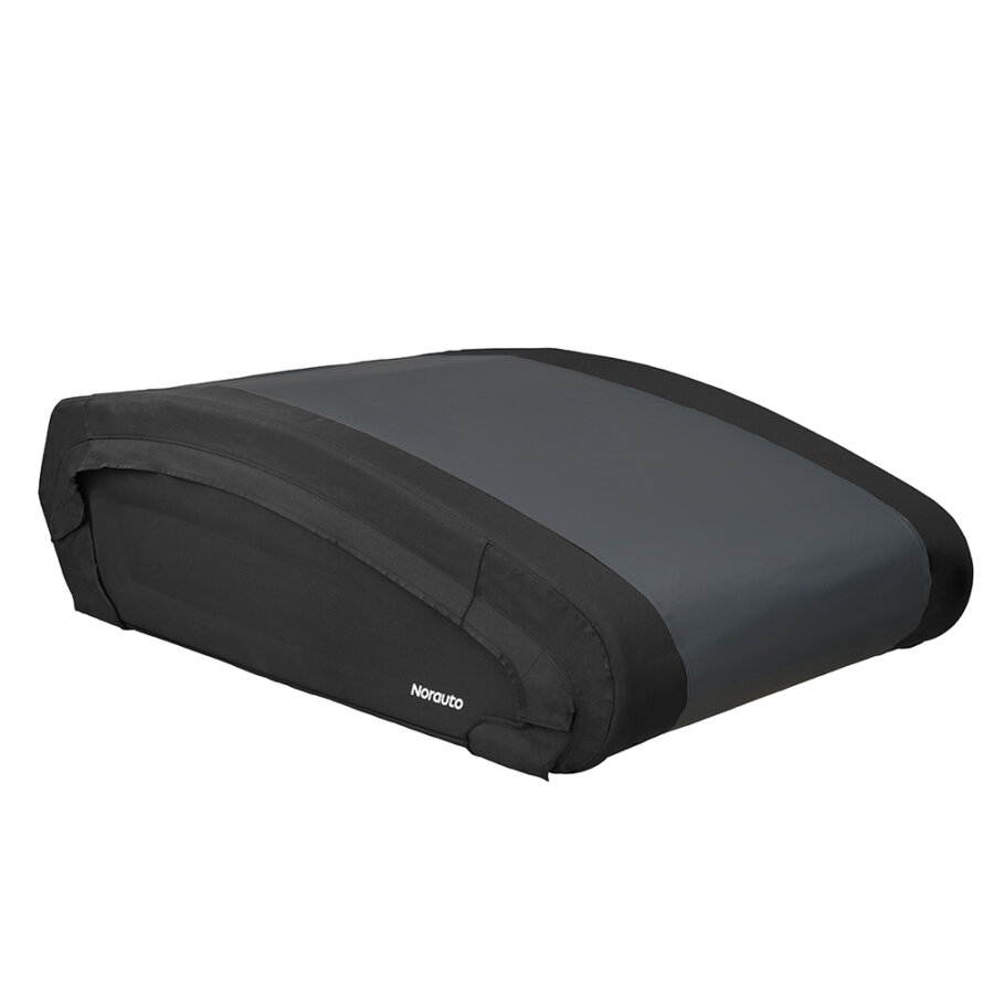 Caixa de tejadilho dobrável norauto bermude flex em tecido cinzento 340l