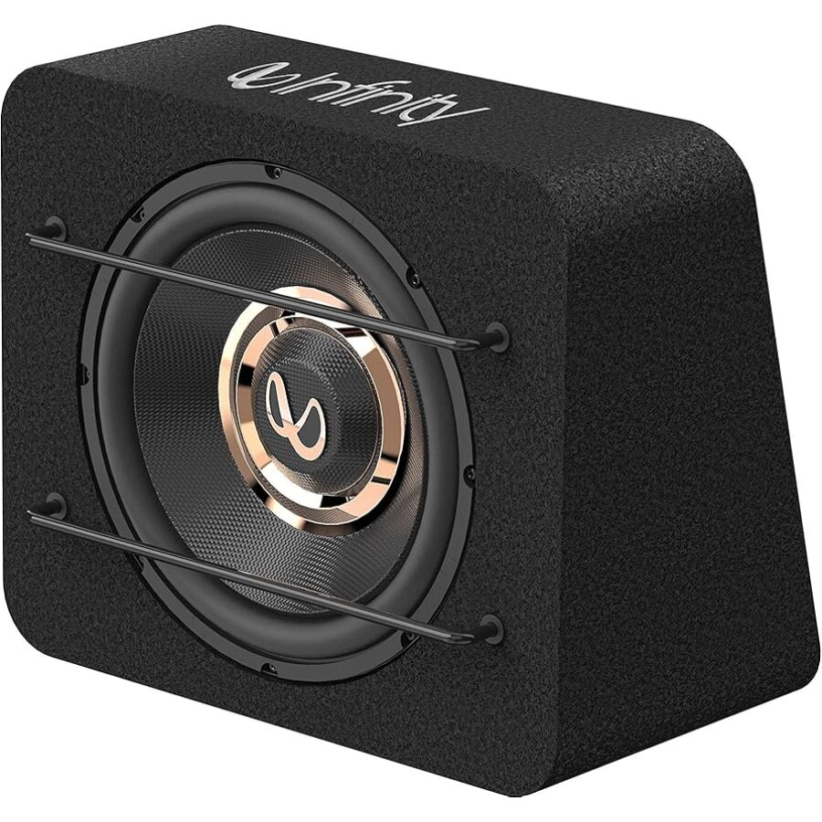 Pack subwoofer infinity primus 1270b + amplificador infinity ref3004 + kit cabos
