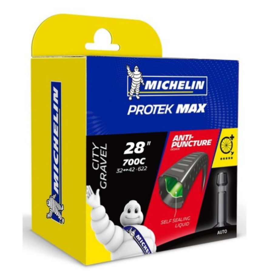 Câmara de Ar Bicicleta Protekmax 700x32/42C MICHELIN Válvula Scharader 35 mm