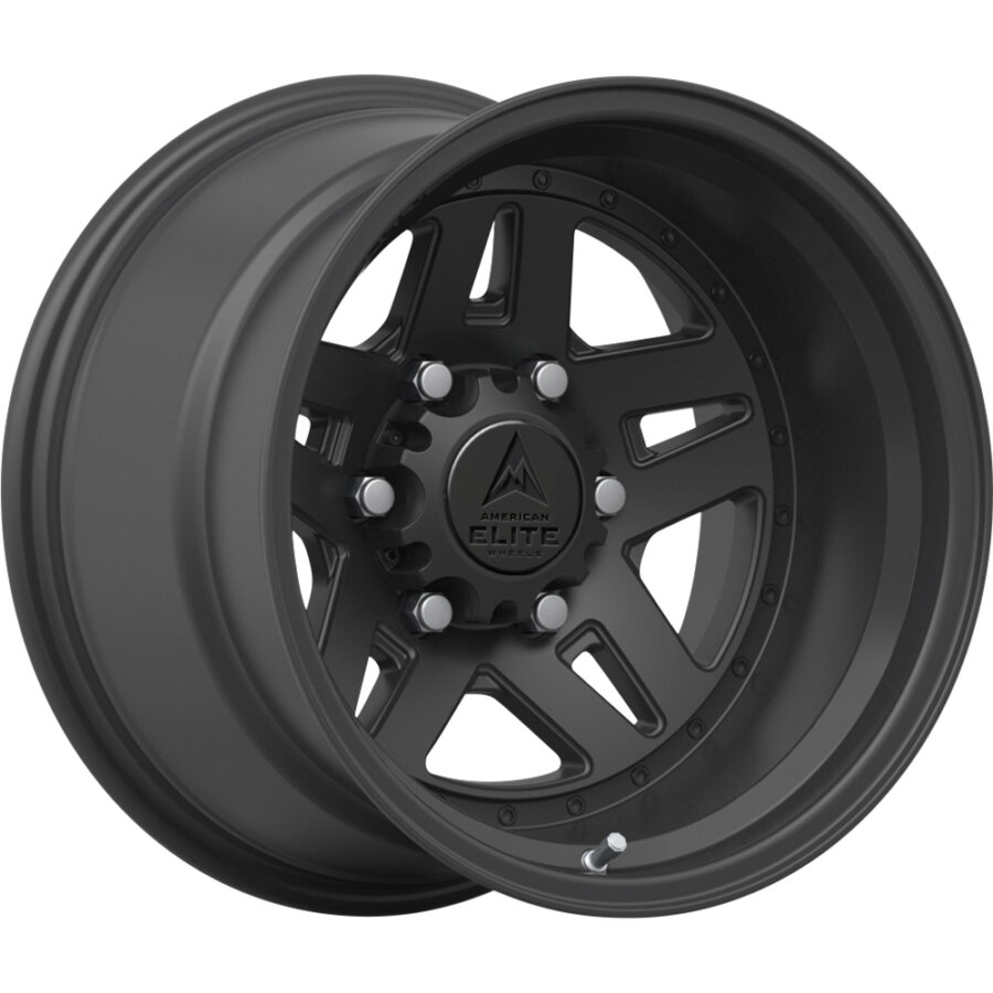 Jante de alumínio american elite wheels champion 10x16 6x139.7 etpreto mate