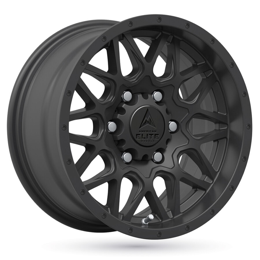 Jante de alumínio american elite wheels bruiser 8x16 6x139.7 etpreto mate