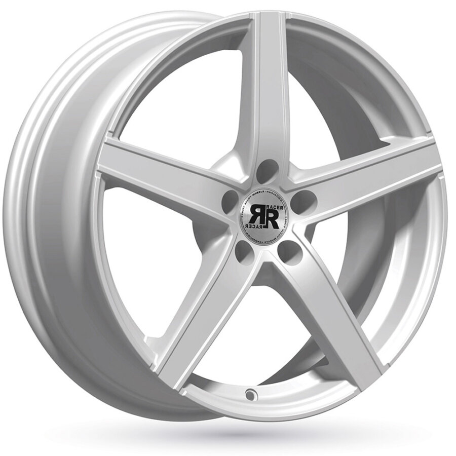 Jante de alumínio racer artic evo 7.5x18 4x108 et20 prateado