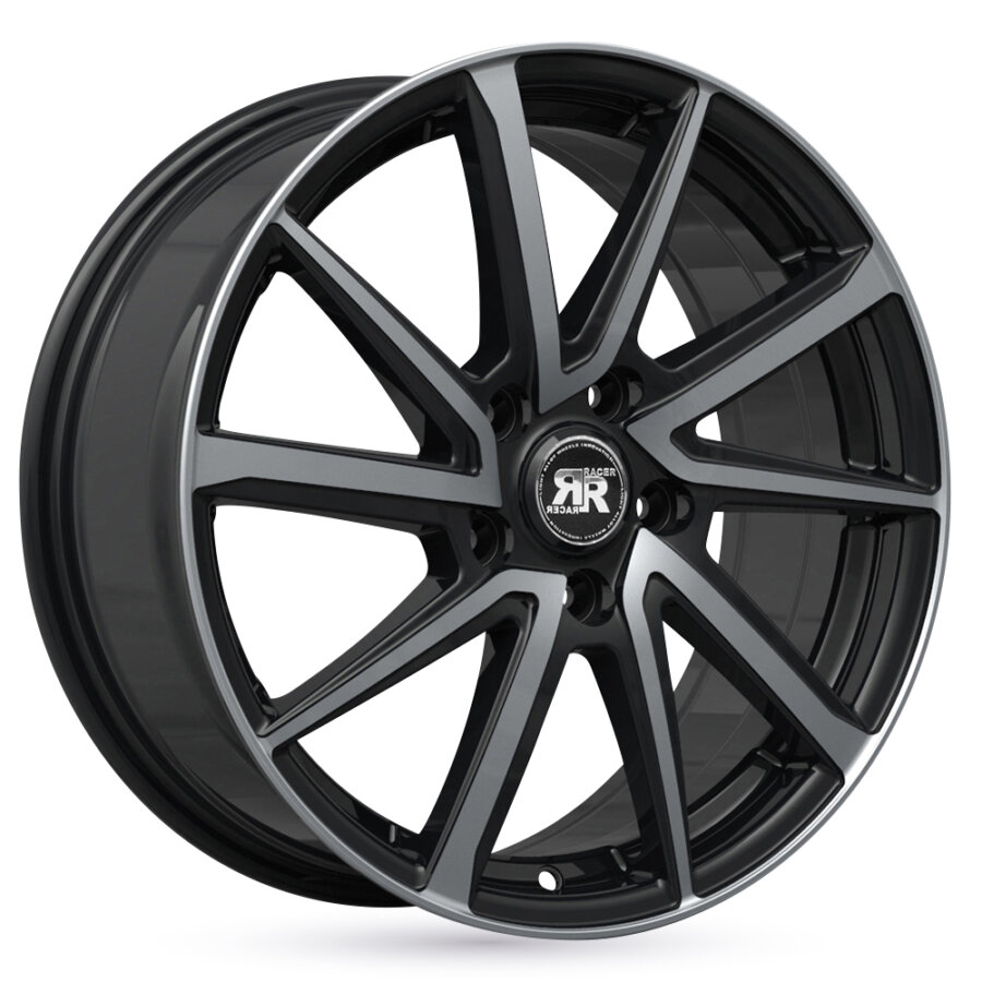 Jante de alumínio RACER ROAD 7x17 5x112 ET45 Preto brilhante - Norauto