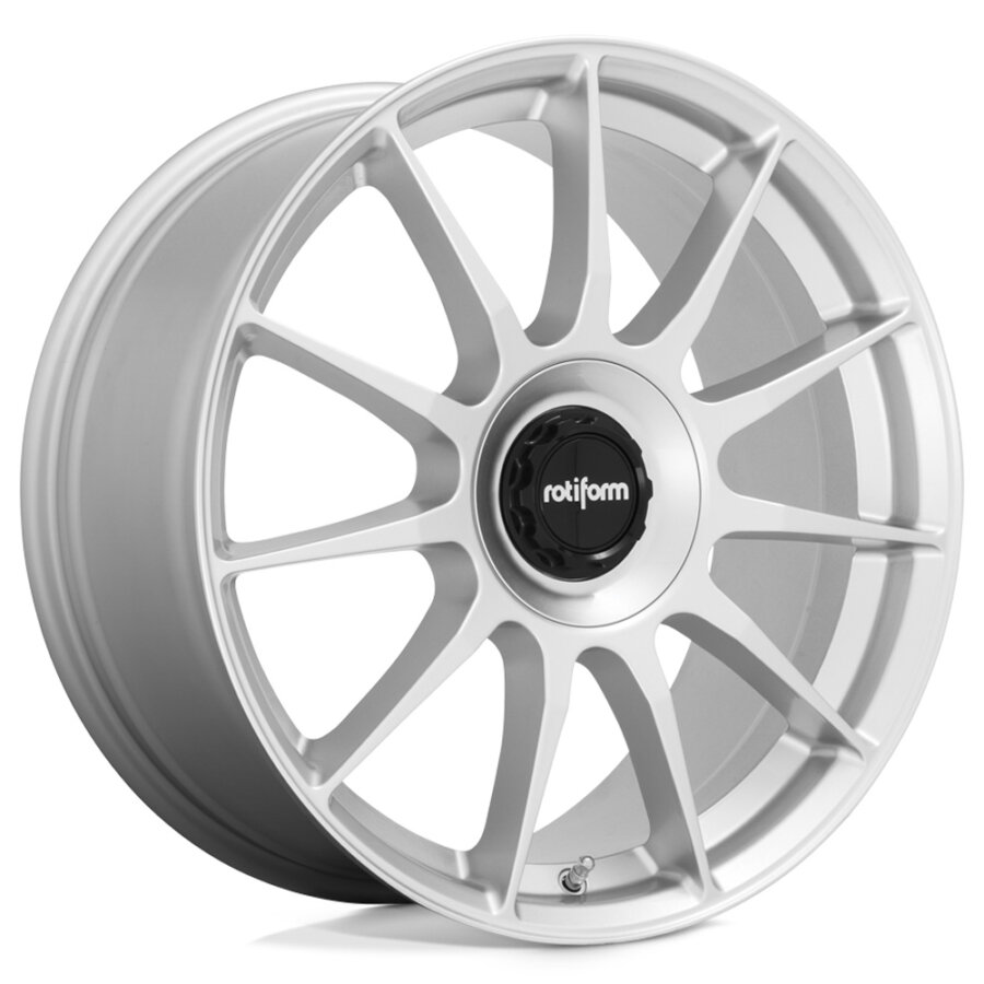 Jante de alumínio rotiform dtm 8.5x18 4x100 et35 prateado