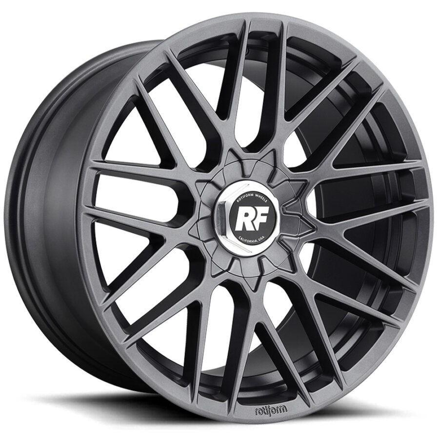 Jante de alumínio rotiform rse 8.5x18 5x100 et35 preto brilhante