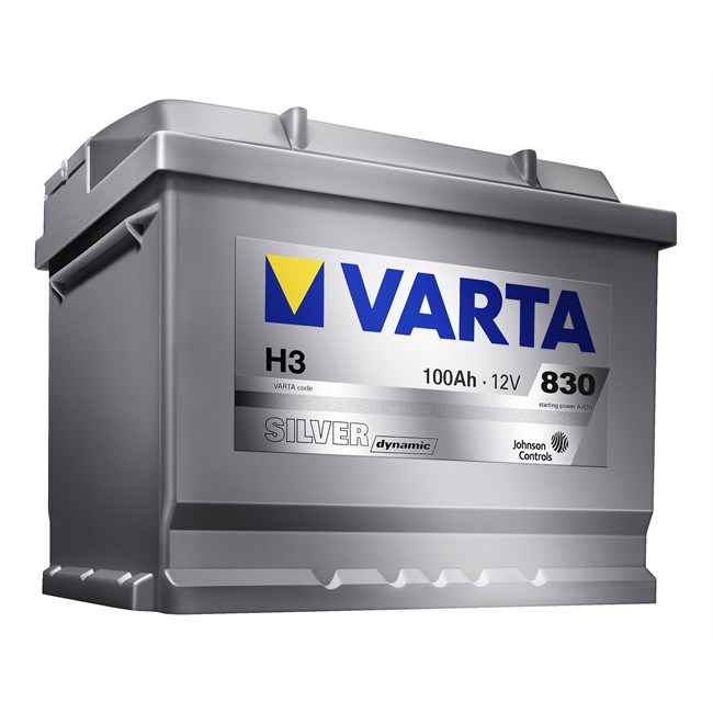 Bateria Varta H3 Silver Dynamic 100 Ah - 830 A