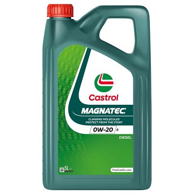 Óleo de motor para motores a gasóleo CASTROL Magnatec 0W-20 5 l