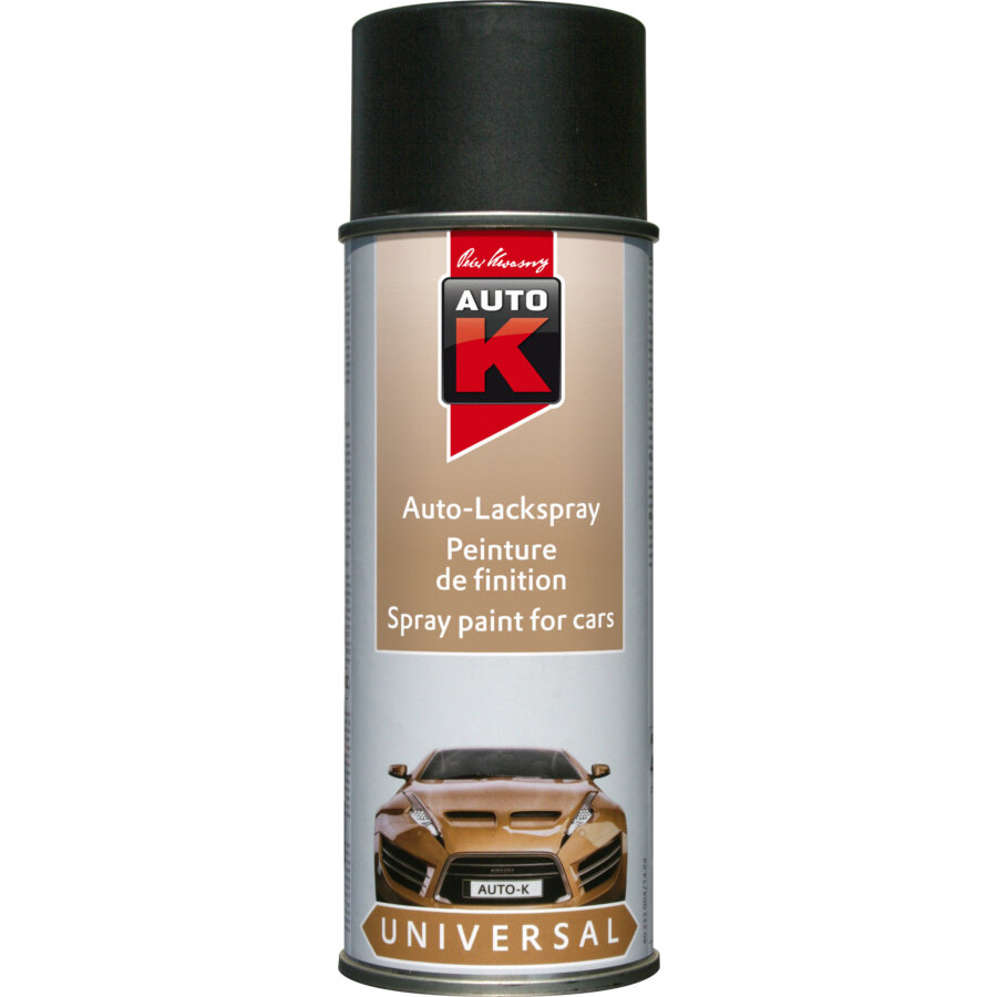 Spray preto mate brilhante auto-k 400 ml1233021