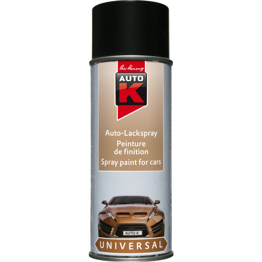 Spray preto brilho acetinado auto-k 150 ml1033061