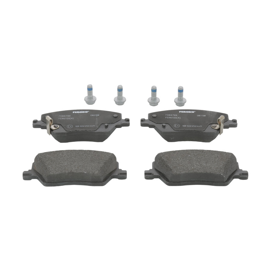 FERODO FDB4799 Bremsbeläge Für Vorderachse – Breite 57 Mm, Mando Bremssystem