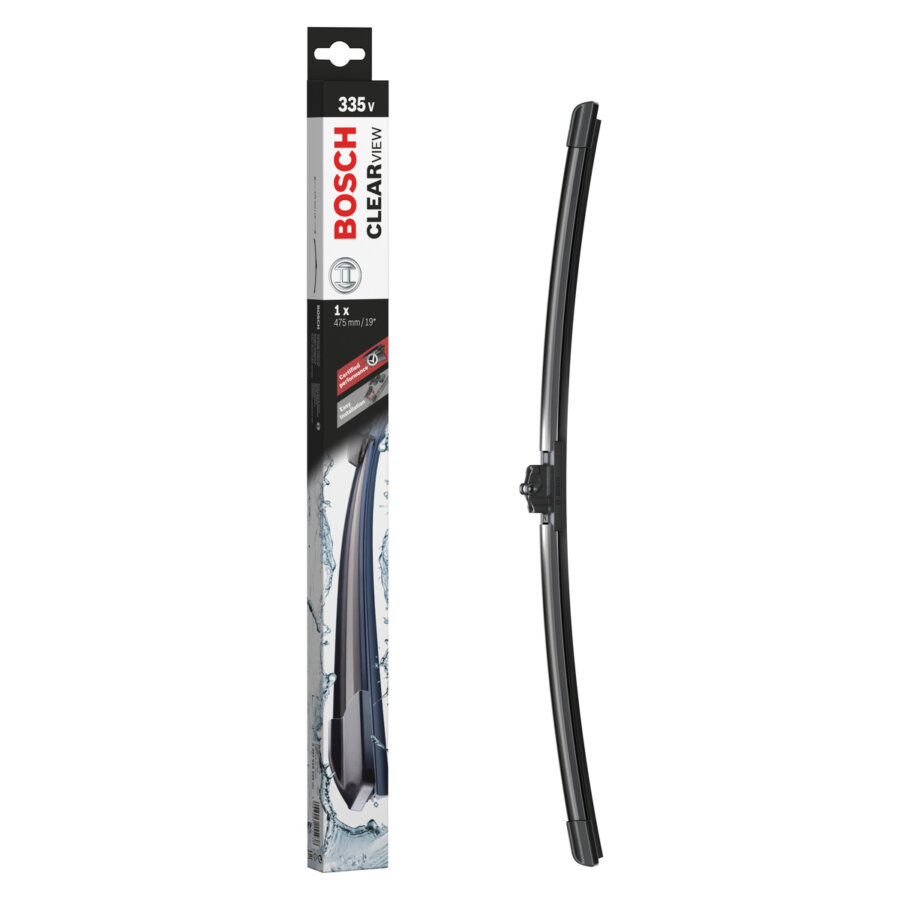 1 escova limpa vidros BOSCH CLEARVIEW 335V 475 mm
