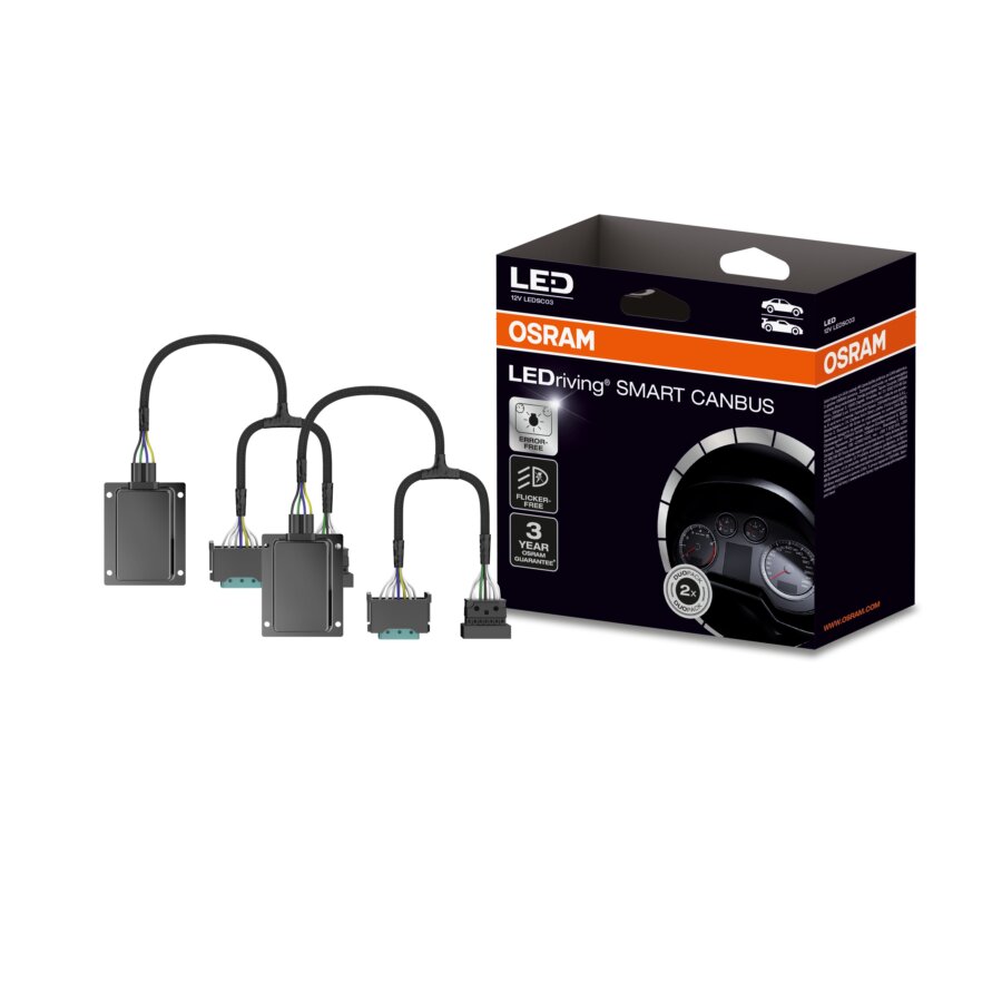 2 osram smart canbus ledsc03 h7