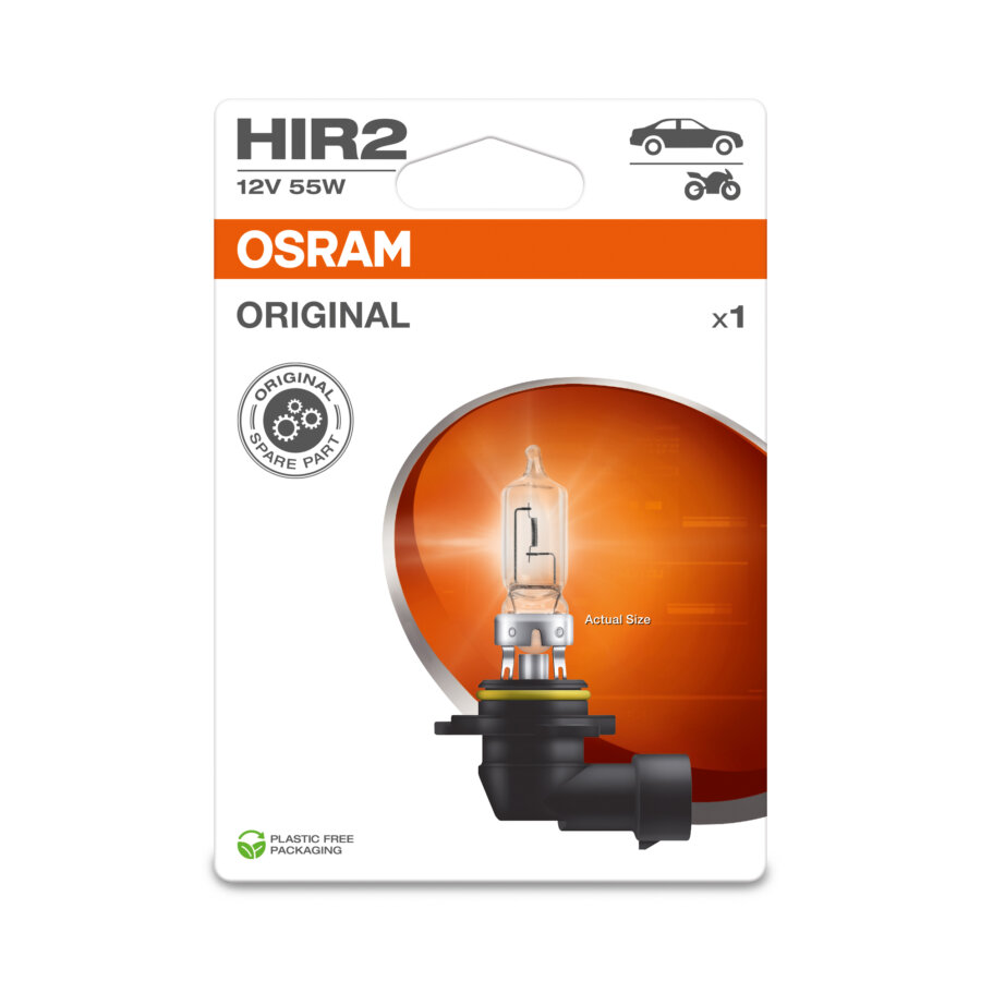 Osram Luz 1 Lâmpada Hir2 12V Orig. 9012-01B