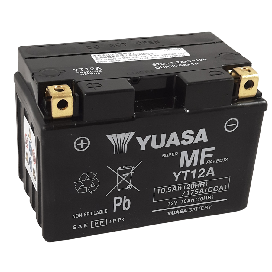 Bateria de moto yuasa yt12a