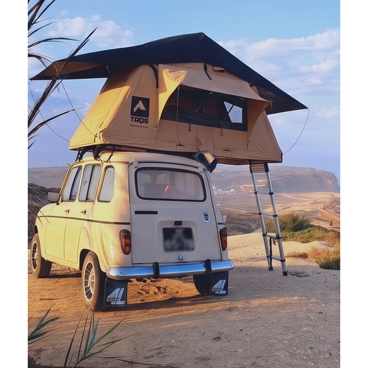 Tenda de tejadilho 2pax topo amarela