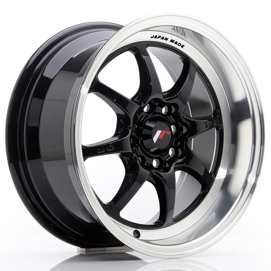 Jante de alumínio JAPAN RACING TF2 7.5x15 4x100 ET30 Preto