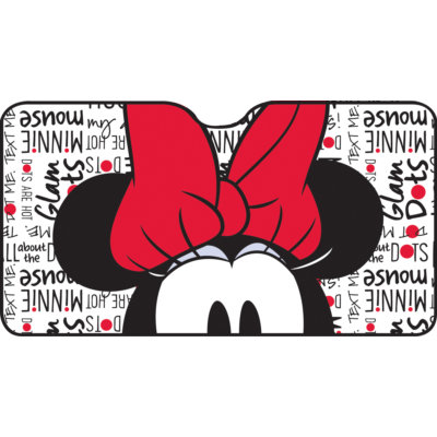Para-Sol Dianteiro MINNIE Glam Dots(130x70cm)