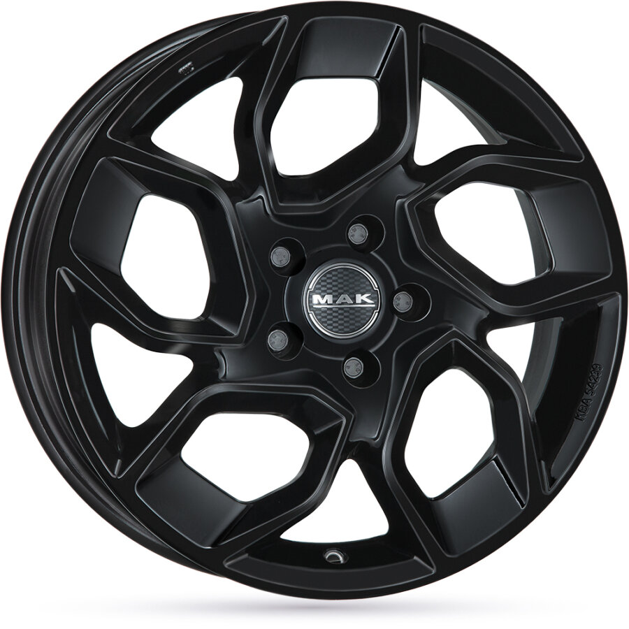 Jante de alumínio mak express 6.5x16 5x130 et65 preto brilhante