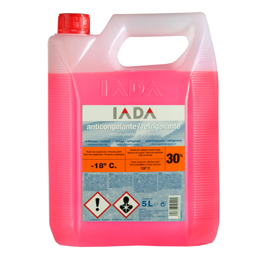 Anticongelante 30% rosa -18c° iada 5l