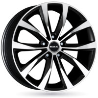 Jante de alumínio MAK WOLF 7.5x18 5x114.3 ET48 Revestido a prata