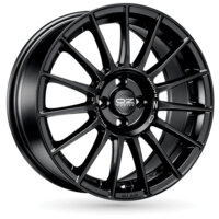 Jante de alumínio OZ SUPERTURISMO LM 7.5x17 4x108 ET40 Letra preta mate prateada