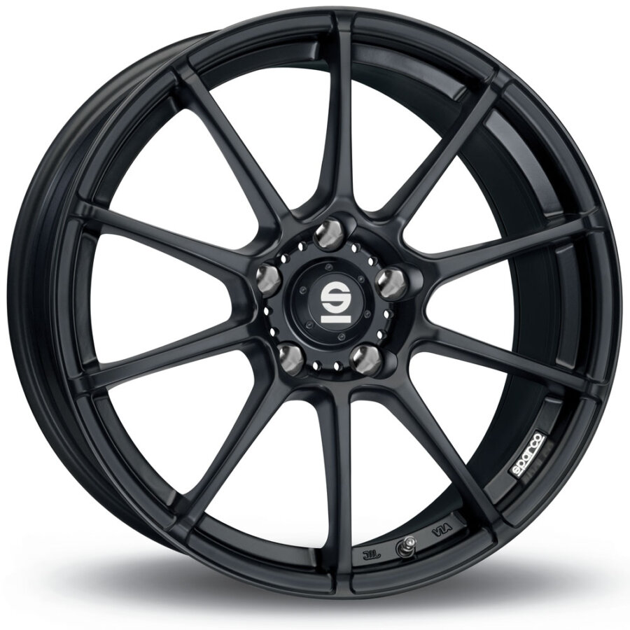 Jante de alumínio SPARCO ASSETTO GARA 8x18 5x100 ET48 Preto mate