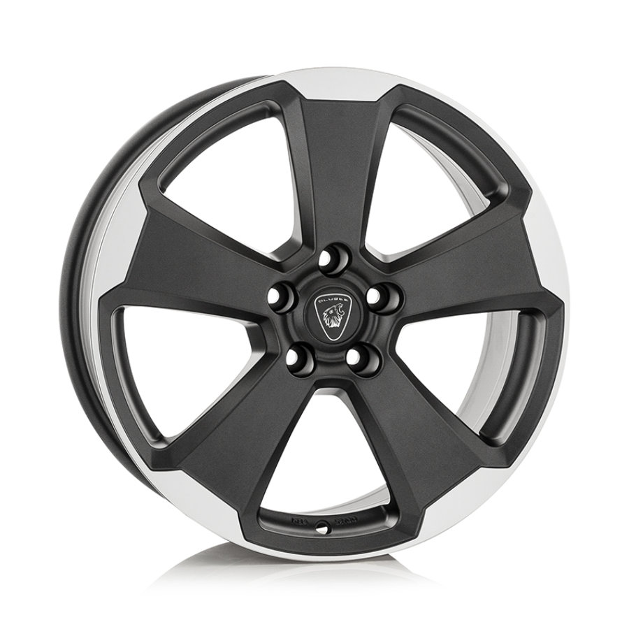 Jante de alumínio aluett aluett 87 7.5x18 5x114 et49 frente grafite polido mate