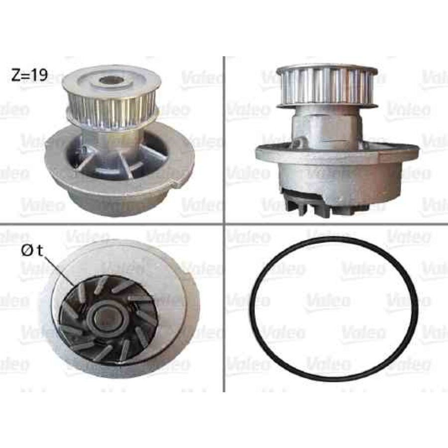 Bomba de água valeo 506007