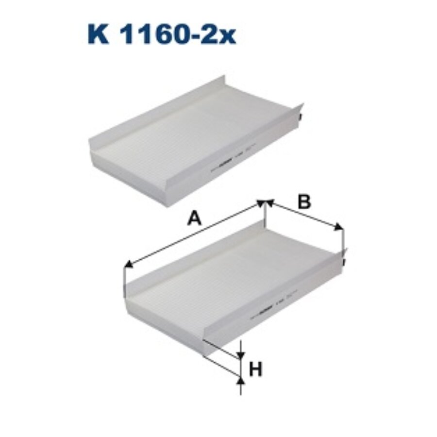 Filtron Filtro De Habitáculo K1160-2X