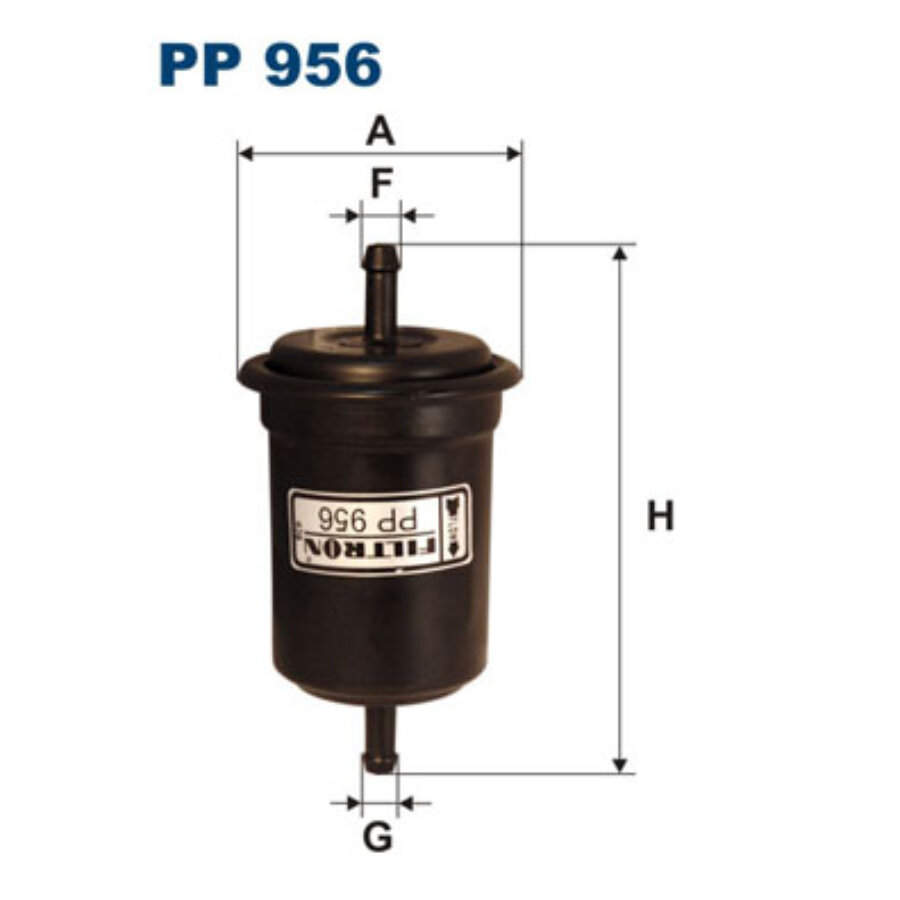 Filtro de combustivel filtron pp956