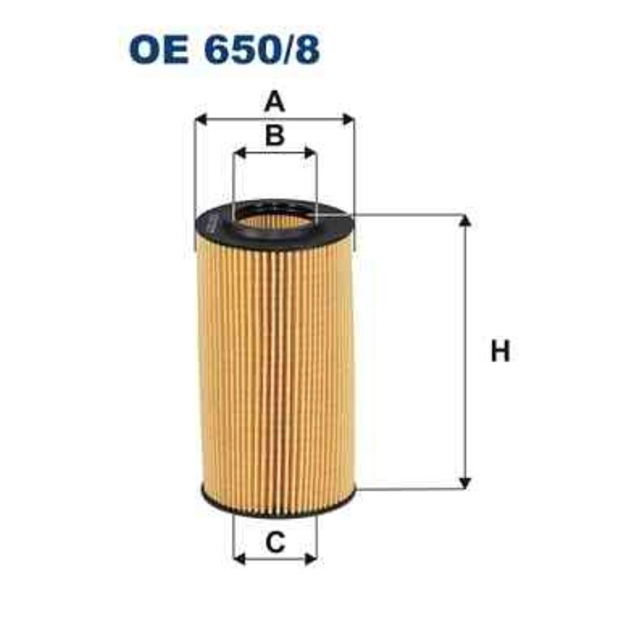 Filtron Filtros De Óleo Oe650/8