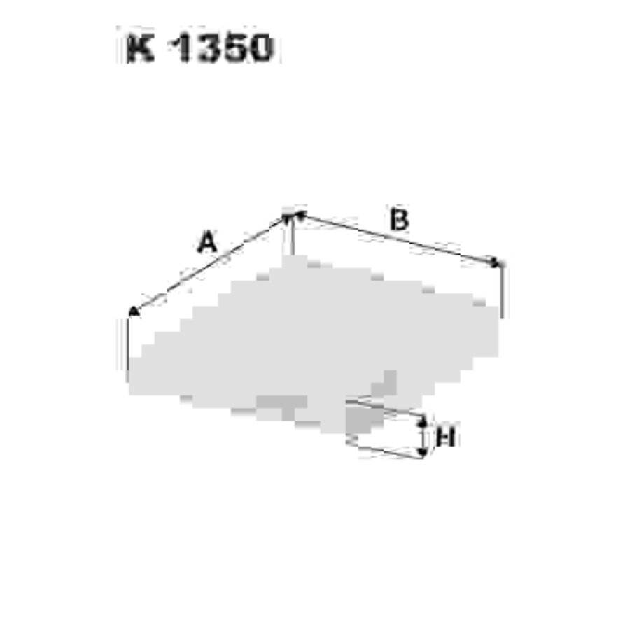 Filtros habitáculo padrão filtron k1350